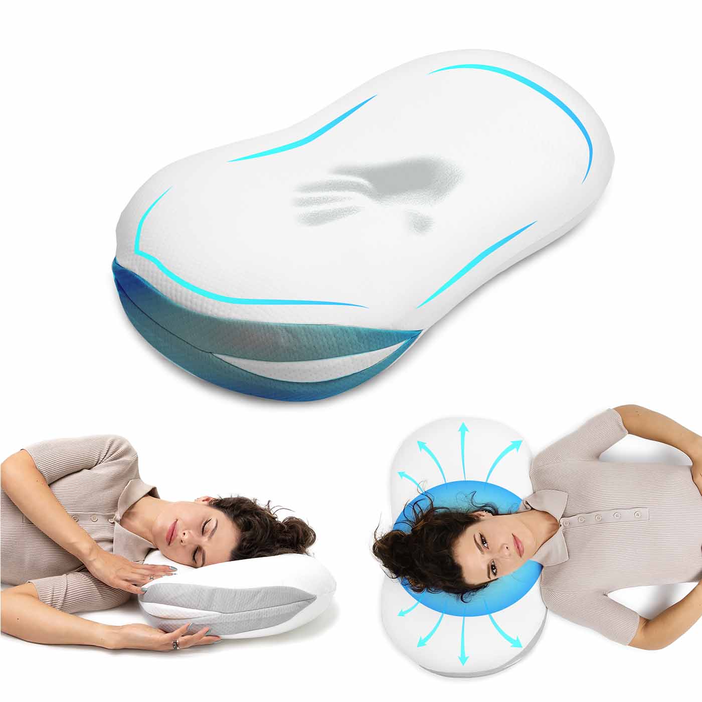 KomfortKissenCuscino per il sonno profondo Cloud - .de